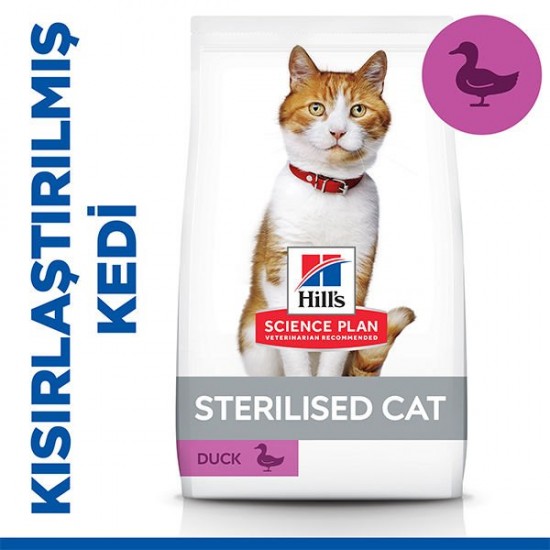 Hills Young Sterilised Ördekli Kısırlaştırılmış Kedi Maması 1.5 Kg