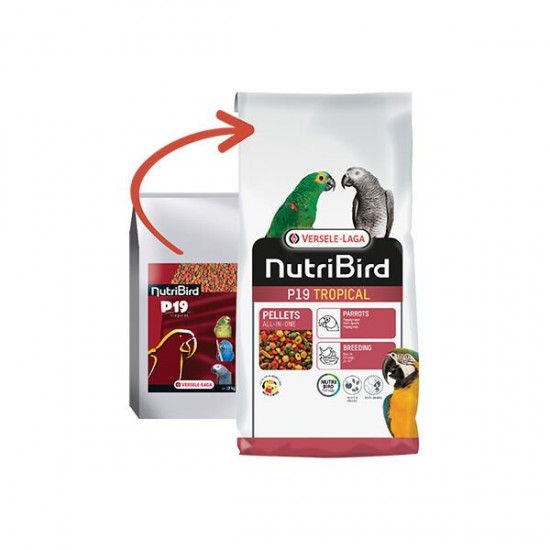 Versele Laga Nutribird C19 Pellet Karışık Papağan Yemi 10 Kg