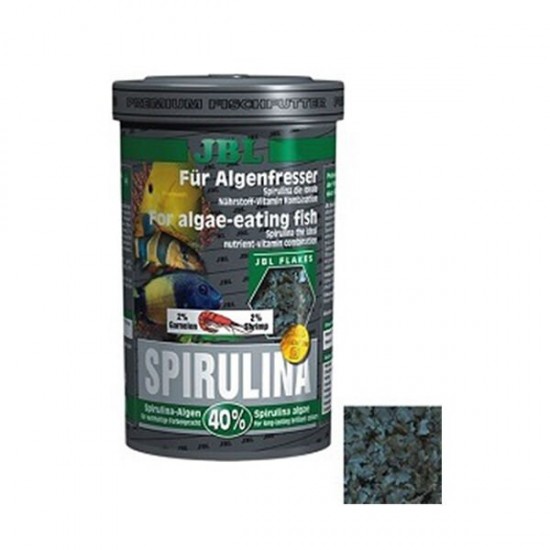 Jbl Spirulina Bitkisel Pul Balık Yemi Tatlısu Tuzlusu 250 Ml 40 Gr