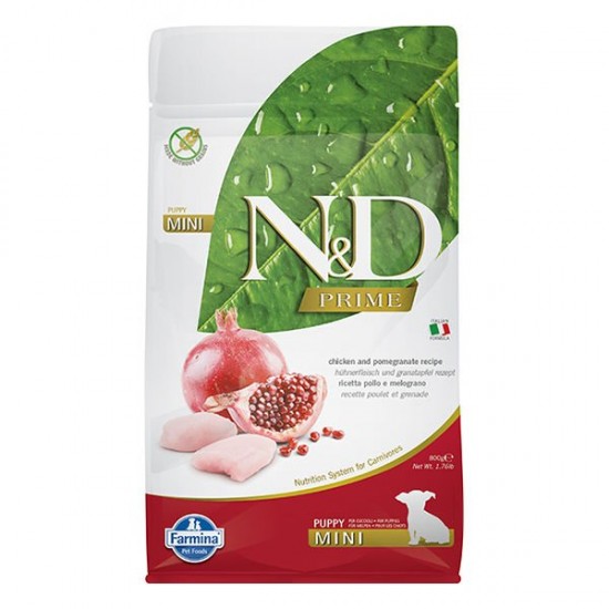 N&D Prime Tavuklu Küçük Irk Tahılsız Yavru Köpek Maması 800 Gr