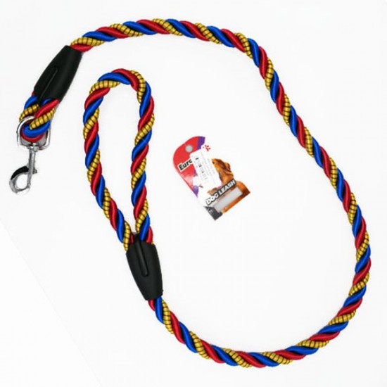 Eurodog Köpek Uzatma Tasması 18mmx120 Cm Sarı Kırmızı Mavi