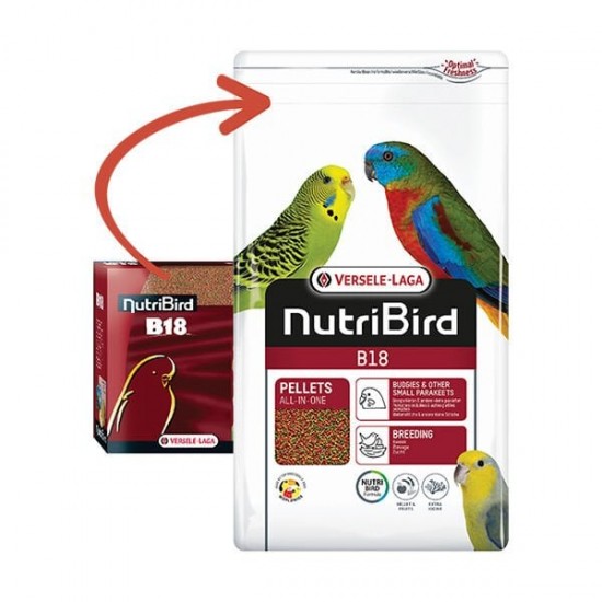 Versele Laga Nutribird B18 Pellet Karışık Muhabbet Kuşu Yemi 3 Kg