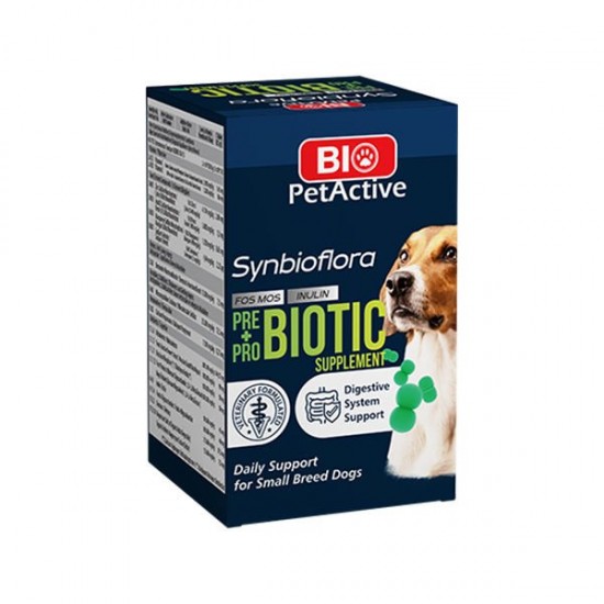 Bio Pet Active Küçük Irk Köpekler için Synbioflora Probiotik Suplement Tablet 30 Gr 60 Adet