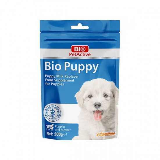 Bio Pet Active Puppy Milk Powder Yavru Köpekler için Süt Tozu 200 Gr