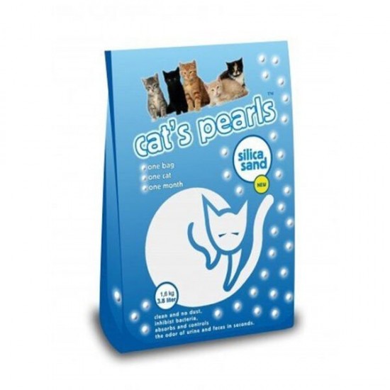 Cats Pearls Silika Kristal Kedi Kumu 3.8 Lt 1.6 Kg