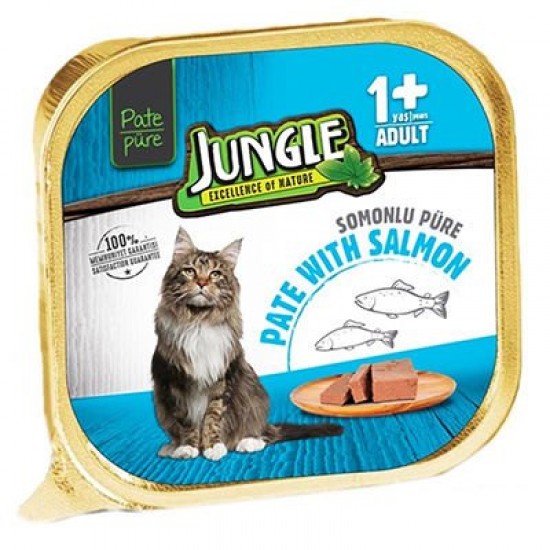 Jungle Balıklı Pate Yetişkin Kedi Konservesi 100 Gr