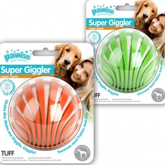 Pawise Super Gıggle Sesli Top Köpek Oyuncağı 8 Cm