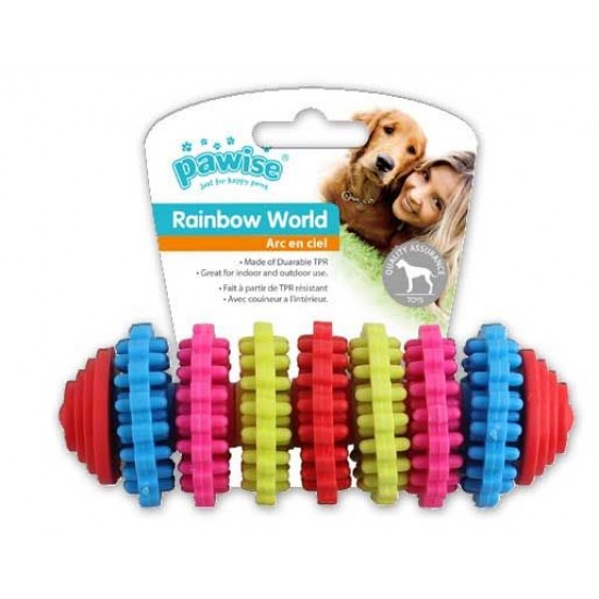 Pawise Rainbow World Dişli Termoplastik Köpek Oyuncağı 13,5 Cm