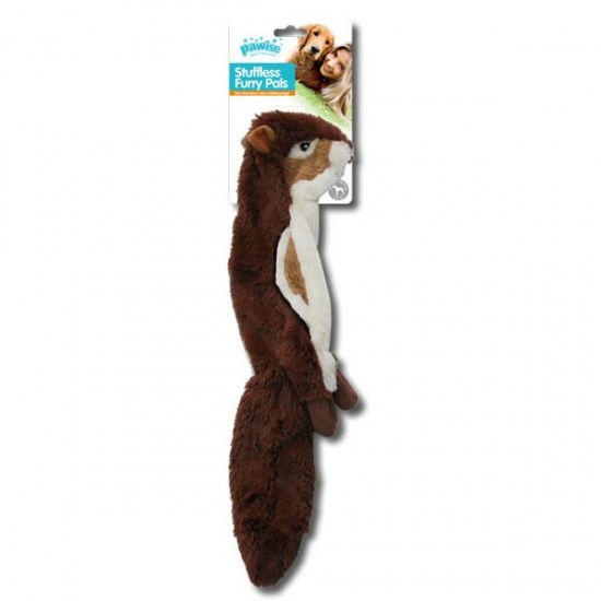 Pawise Stuffless Chipmunk Peluş Köpek Oyuncağı 35 Cm