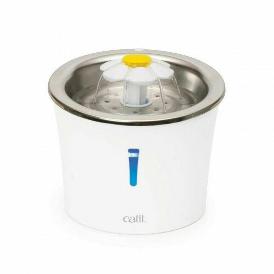 Catit 2.0 Flower Fountain Kedi Su Sebili Çelik Hazneli 3 Lt