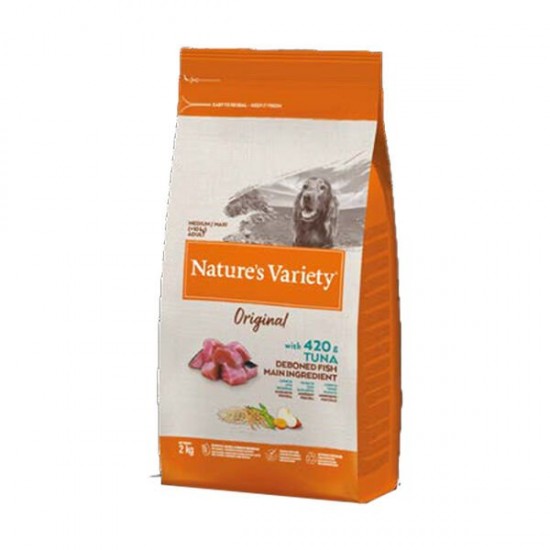 Natures Variety Dog Original Tuna Balıklı Orta ve Büyük Irk Yetişkin Köpek Maması 2 Kg