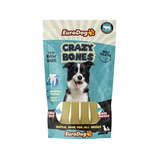 EuroDog Crazy Bones Press Köpek Kemiği 7 Cm 5li