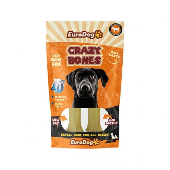 EuroDog Crazy Bone Press Köpek Kemiği 12 cm 2 Li