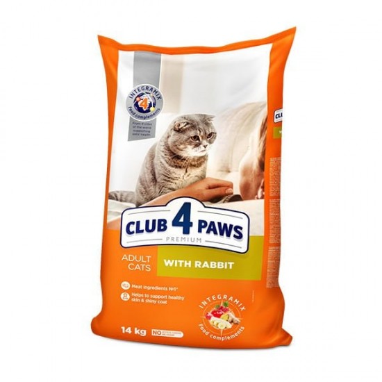 Club4Paws Premium Adult Tavşanlı Yetişkin Kedi Maması 14 Kg