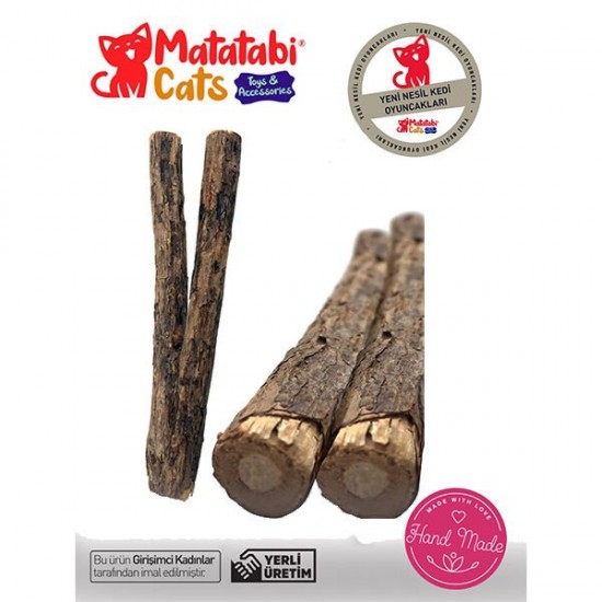 Matatabi Cats Stick Kedileri Cezbeden Çubuk Jumbo 2li 11 Cm