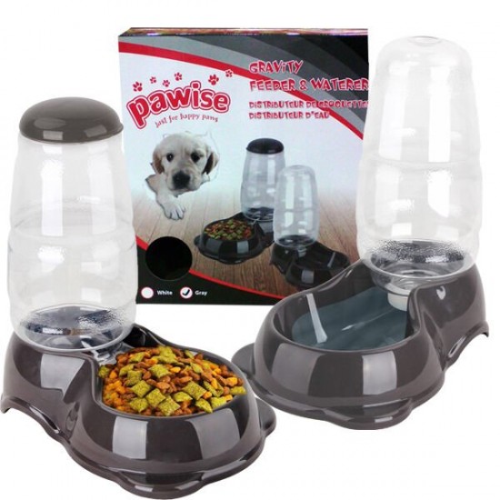 Pawise Gravity Köpek Otomatik Mama ve Su Kabı 2.65 Lt