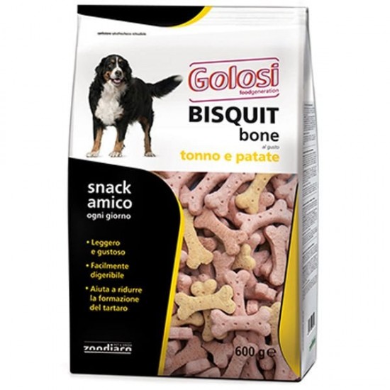 Golosi Patatesli ve Ton Balıklı Bisküvit Köpek Ödül Maması 600 Gr