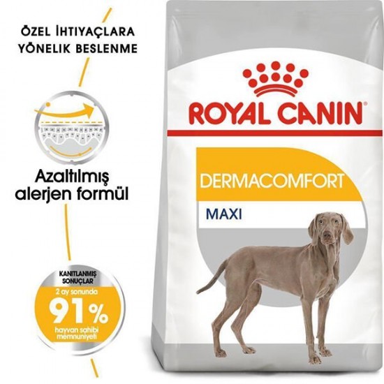 Royal Canin Adult Maxi Dermacomfort Yetişkin Köpek Maması 12 Kg