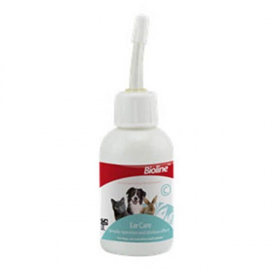 Bioline Kedi ve Köpek İçin Kulak Bakım Damlası 50 Ml