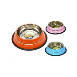 16 Oz. KE-3203PS Flip Renkli Şeritli Mama Kabı