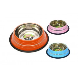 24 Oz. KE-3204PS Flip Renkli Şeritli Mama Kabı