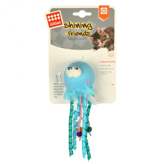 7458 Catnipli Işıklı Ahtapot Kedi Oyuncağı