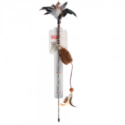 CW16024 Pls Saplı Fareli Tüylü Kedi Oltası-