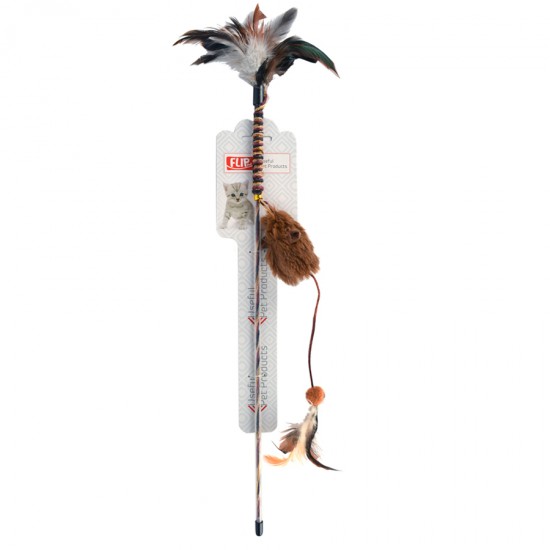 CW16024 Pls Saplı Fareli Tüylü Kedi Oltası-