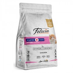 Felicia 2 Kg Yavru Tavuklu Az Tahıllı HypoAllergenic Kedi Maması