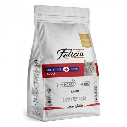 Felicia 2 Kg Yetişkin Kuzu Etli Az Tahıllı HypoAllergenic Kedi Maması