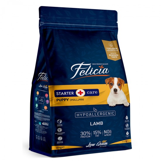 Felicia 6 Kg Yavru Kuzulu Small/Mini Az Tahıllı HypoAllergenic Köpek Maması