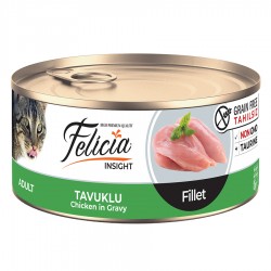 Felicia Tahılsız 85 gr Konserve Tavuklu Fileto Yaş Kedi Maması 