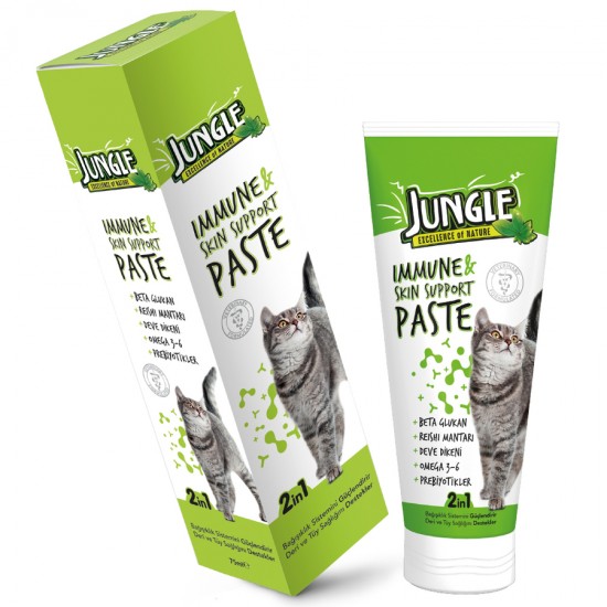 Jungle Cat Immune & Skin Support Kedi Macunu 75 ml - 