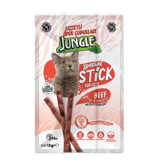 Jungle Kedi Stick Ödül Dana Etli 3*5 gr