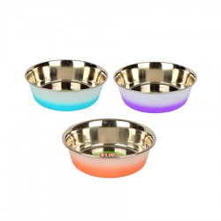 KE 1100DS Çift Renkli Çelik Mama Kabı 11 cm