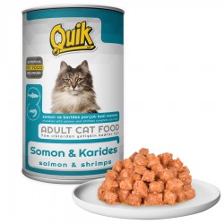 Quik Kedi 415 gr Somon-Karides Konserve 
