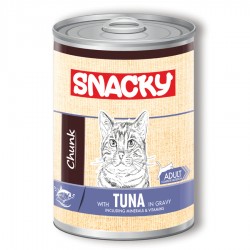 Snacky 400 gr Chunk Ton Balık.Yetiş.Kedi