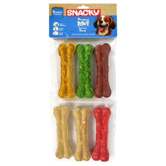 Snacky Munchy Köpek Press Kemik  *11,5cm *255g 