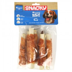 Snacky Tavuk&Ciger Sargılı Köpek Ödülü  *13cm 168gr *