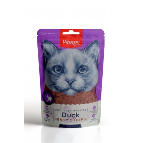 Wanpy Gerçek Ördek Fileto 80 gr DA-02S-01 Yumuşak Kedi Ödülü