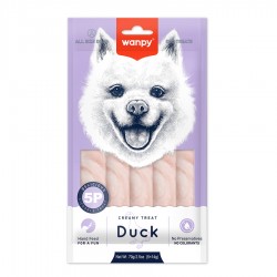 Wanpy Ördekli  Krema Köpek Ödülü 5x14g