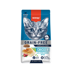 Wanpy Tahılsız Tavuklu Yavru Kedi Maması 1,5 kg