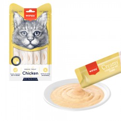 Wanpy Tavuk -Krema Kedi Ödülü 5x14 gr RA-049  Likit  Kedi Ödülü