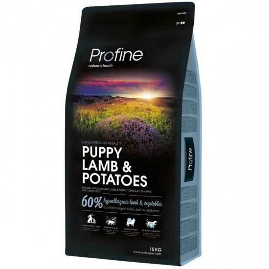 Pro Fine PUPPY LAMP & POTATOES 15 KG