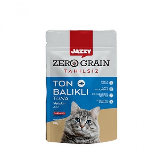 Jazzy 80gr Ton Balıklı Kedi Maması